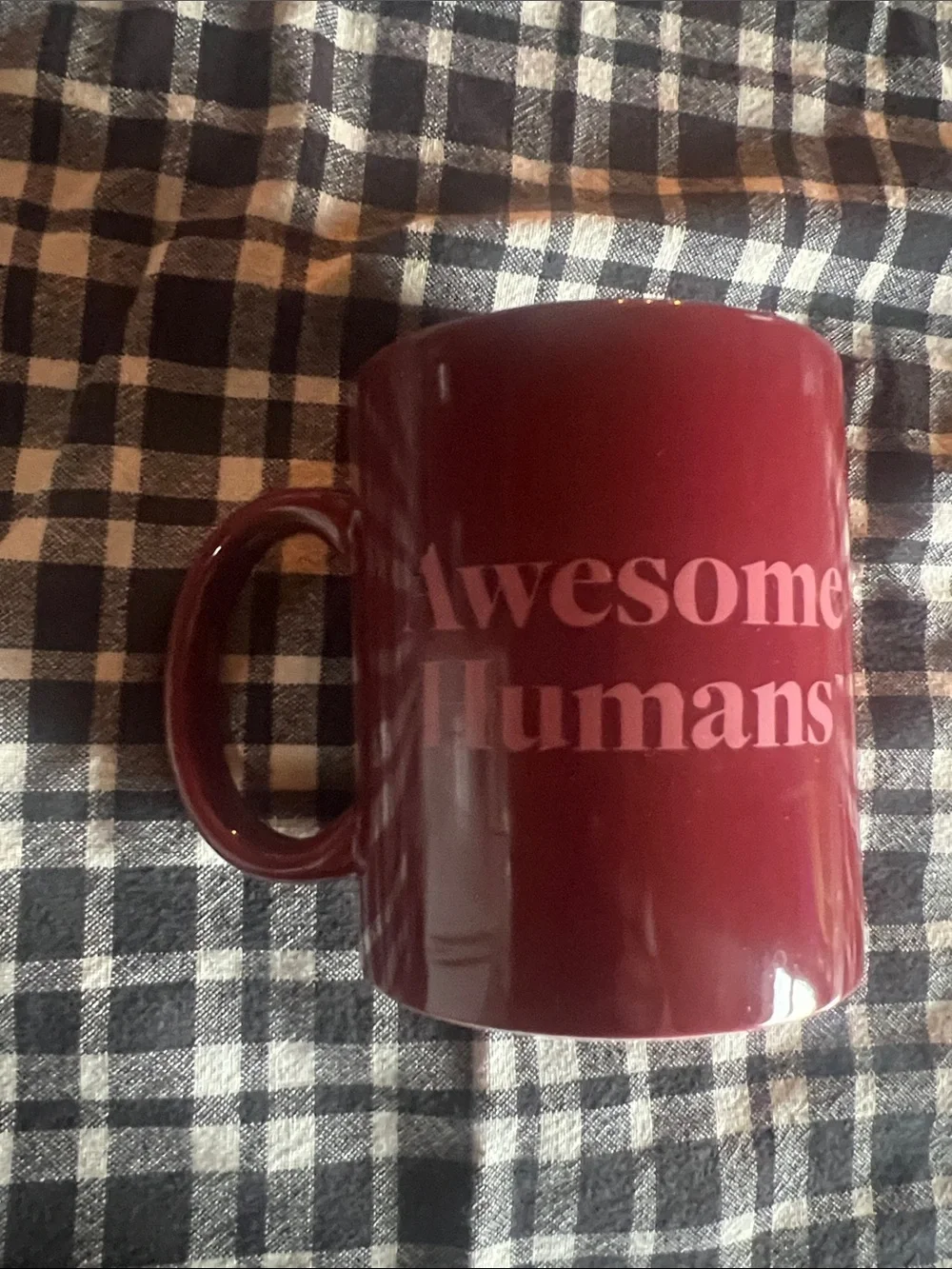 FIGS coffee mug.